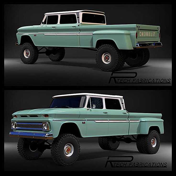 Ателье Rtech Fabrications представило рестомод на базе пикапа Chevrolet Crew Cab образца 1966 года, получивший название Ponderosa В качестве платформы