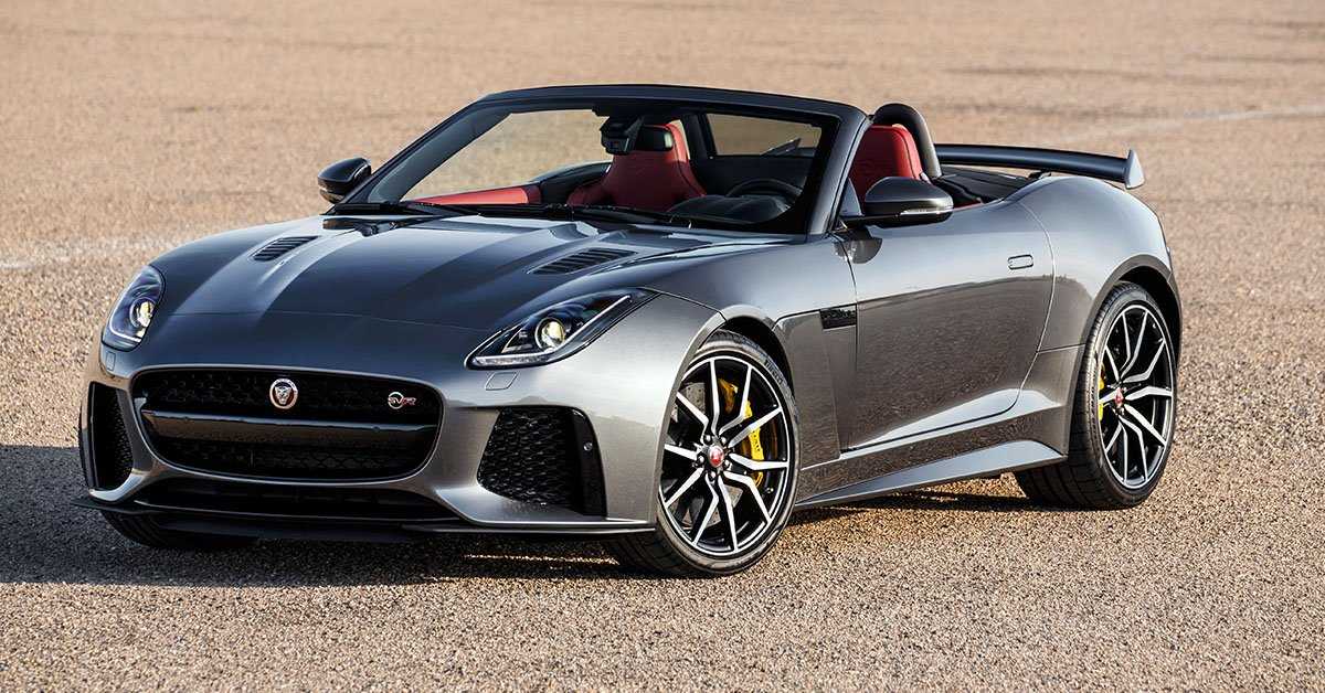 Обновленный внешне спорткар jaguar f-type 2022-2023
