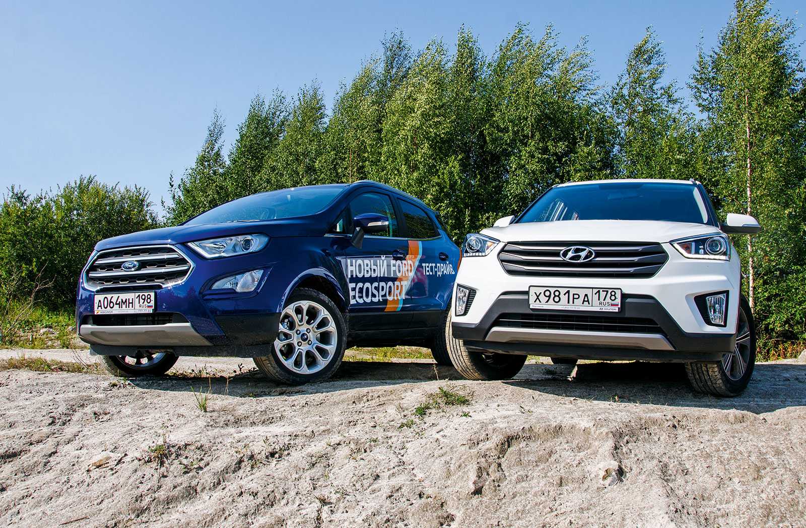 Сравнение хендай крета. Форд Куга Экоспорт. Ix35 Creta. Ford ECOSPORT vs Hyundai Creta. Ford Kuga vs Hyundai Creta.