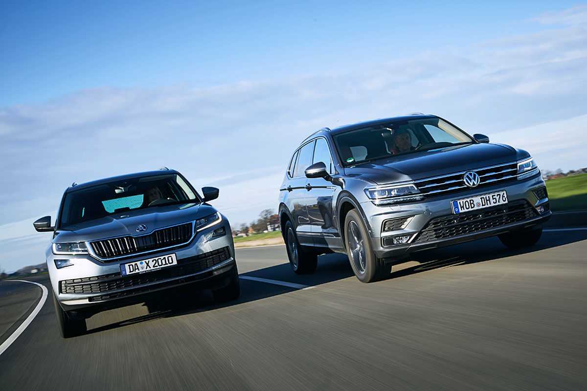 Противостояние двух кроссоверов от volkswagen: tiguan и taos