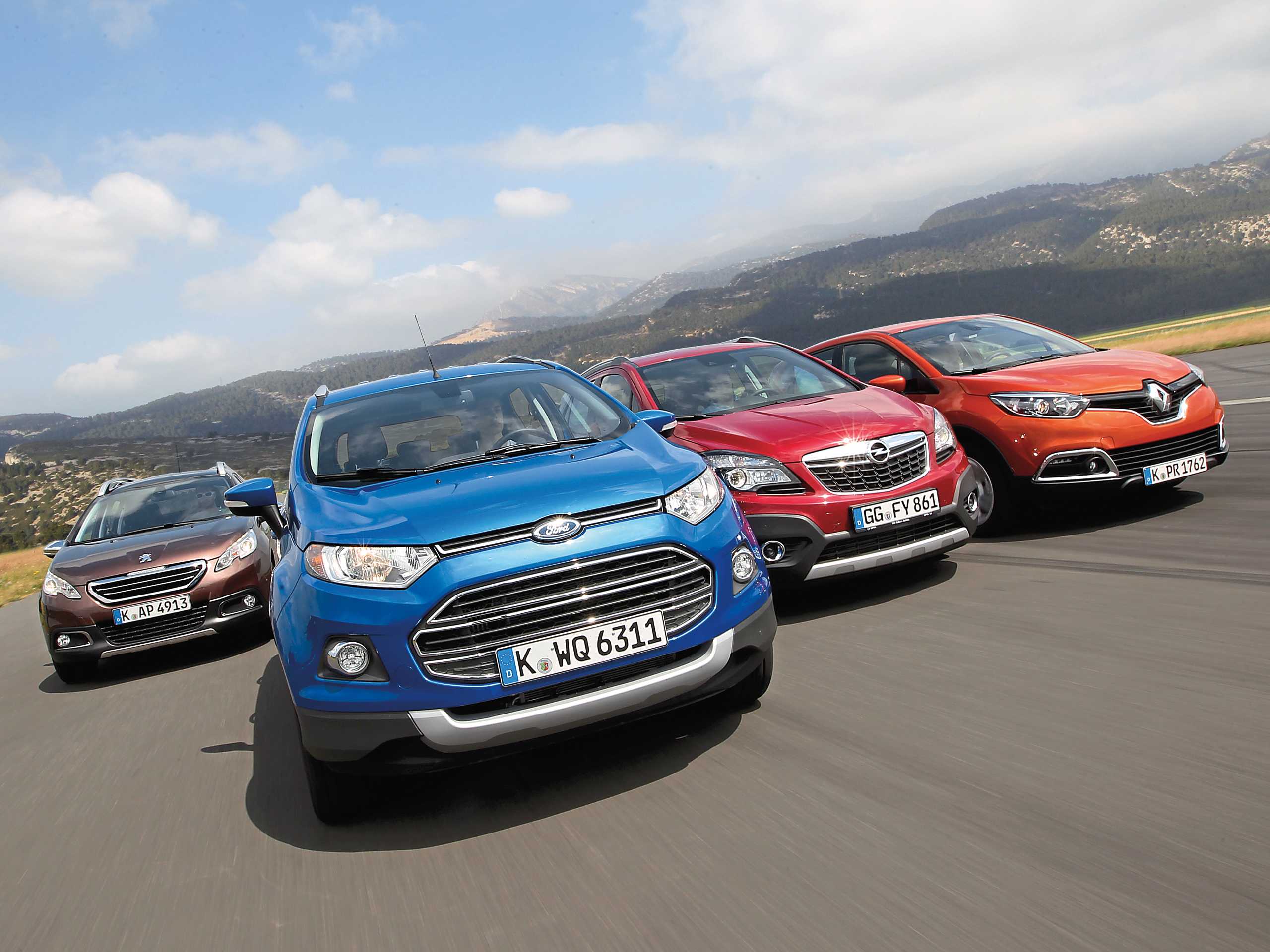 Сравнение ford ecosport и opel mokka