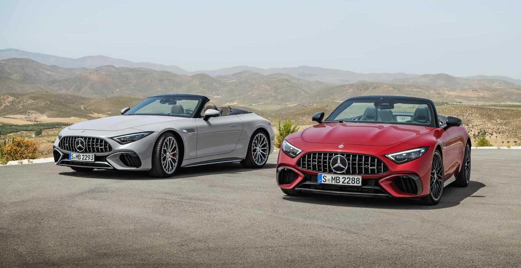 Mercedes benz sl класс 500 2023 2024 года