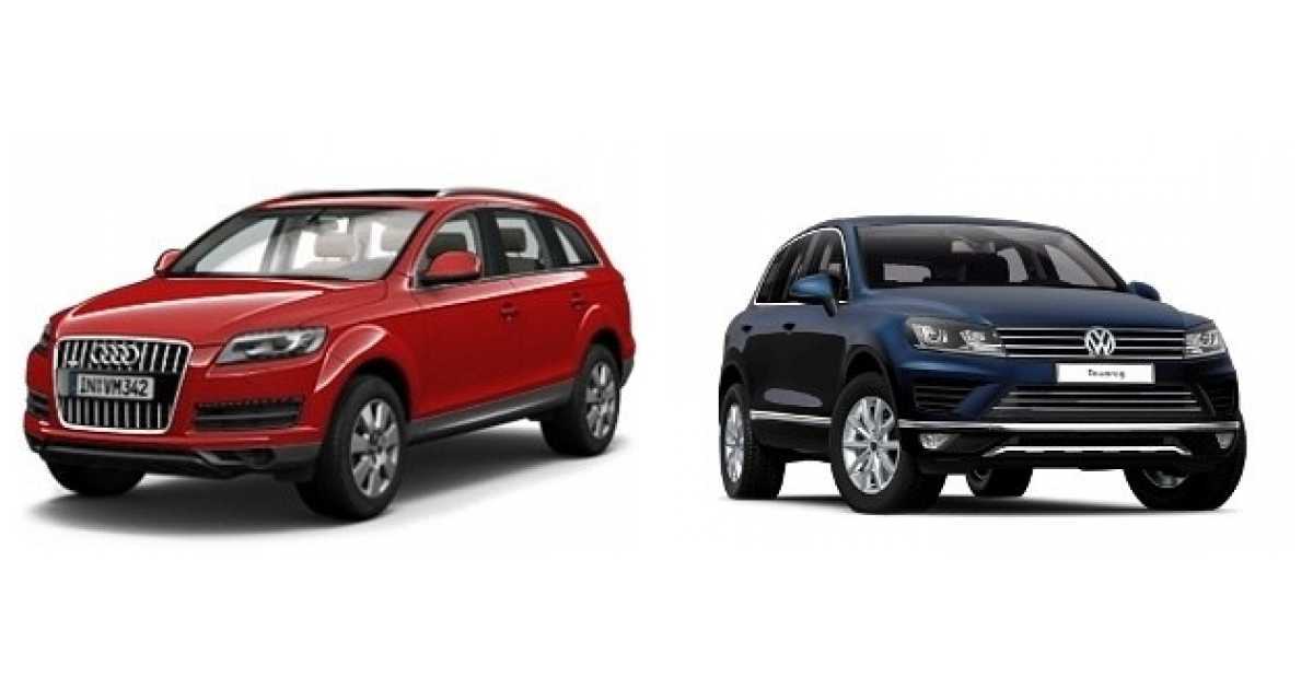 Роскошные внедорожники: audi q7, mercedes gle, volkswagen touareg — сравнение