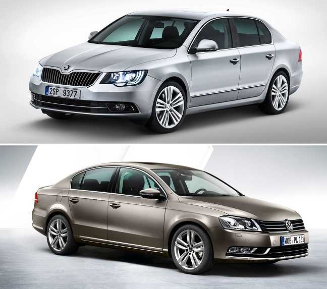 Какой автомобиль лучше взять skoda octavia или volkswagen passat? | в чем разница