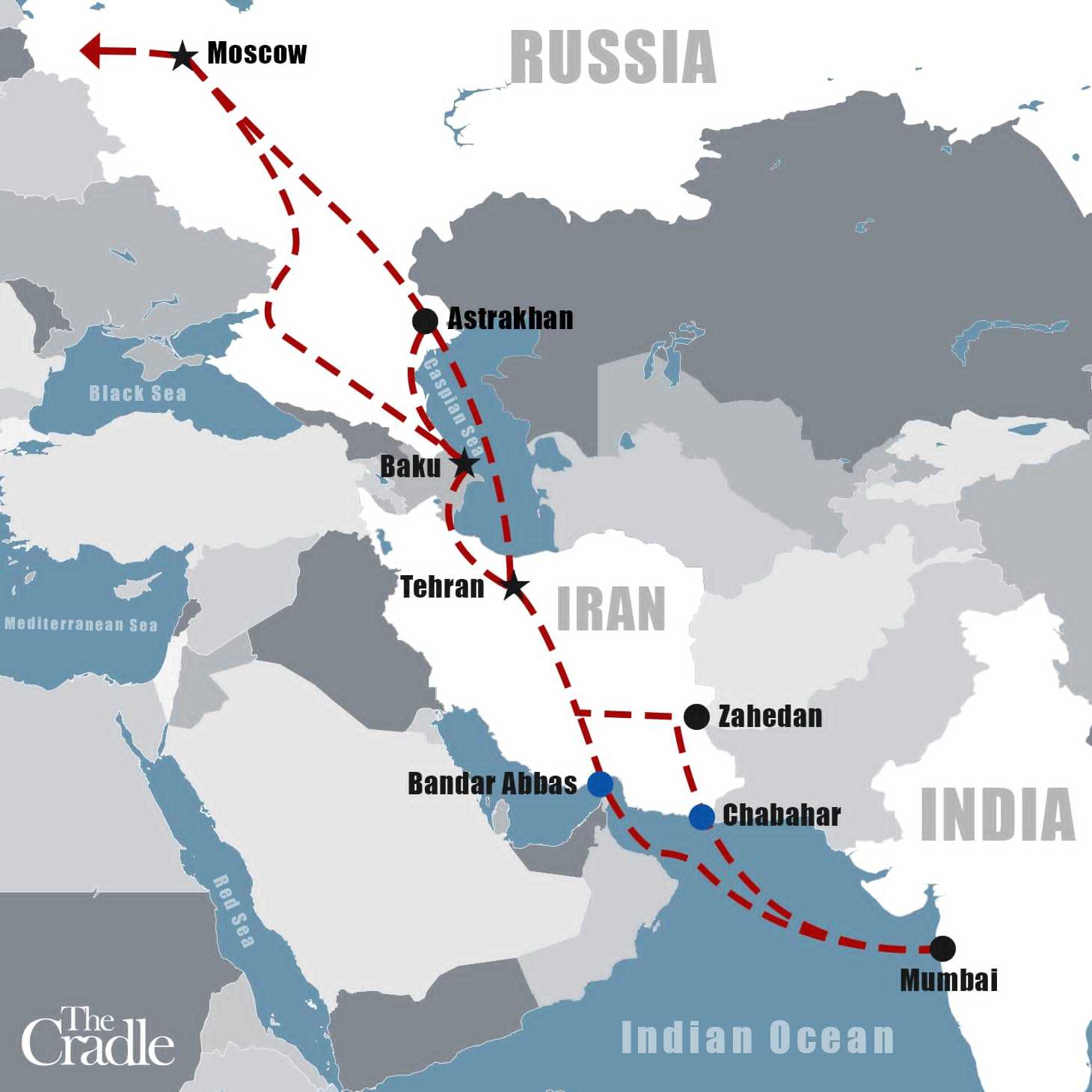 Карта россия иран индия