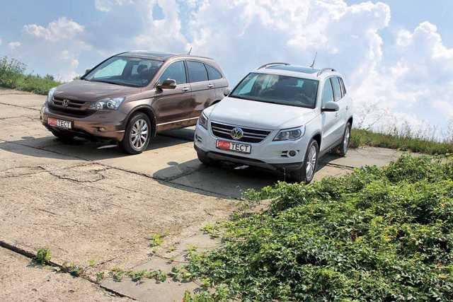 Большой тест. mitsubishi outlander xl, honda cr-v, vw tiguan