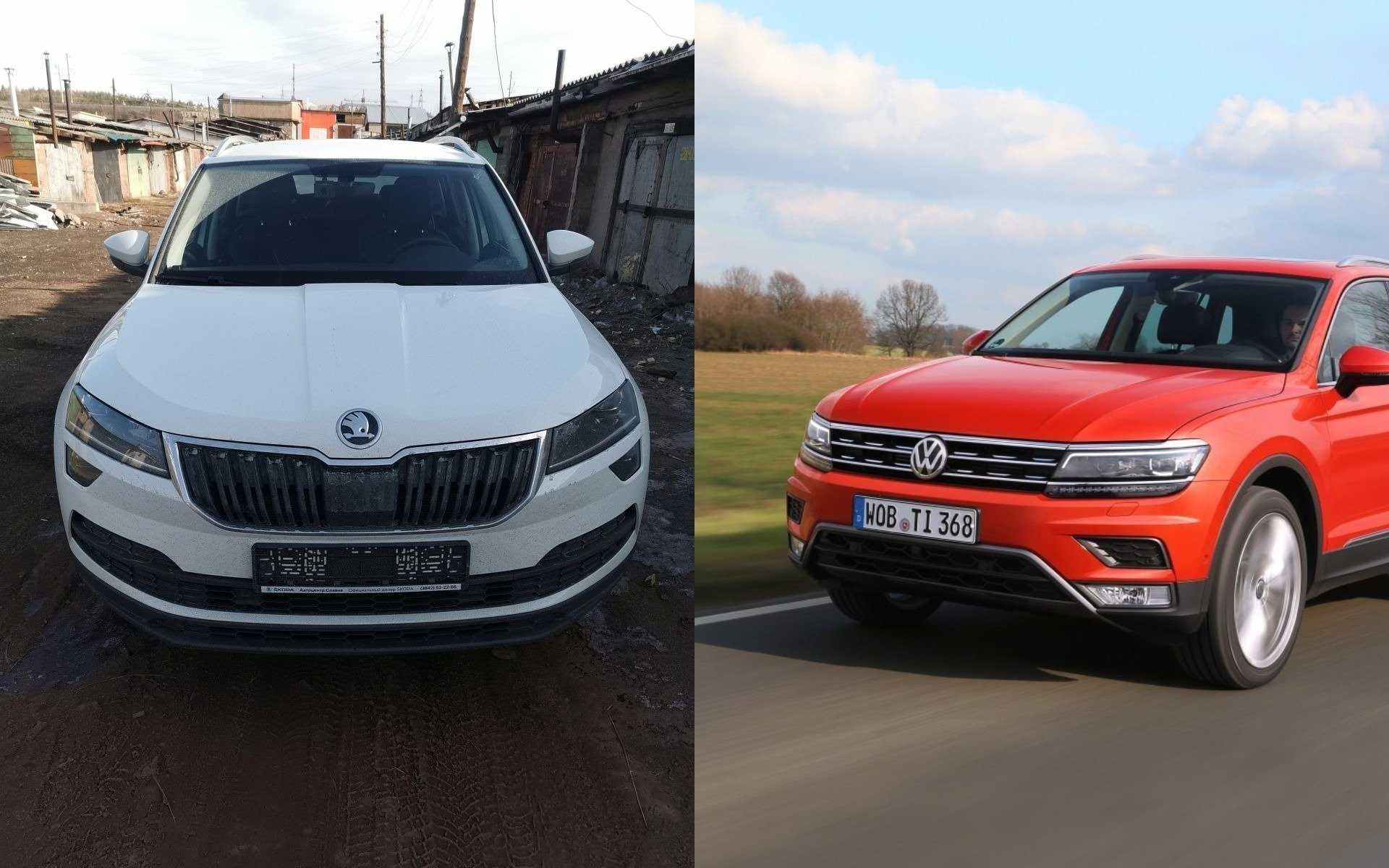 Karoq убийца tiguan? сравним детали и получим ответ