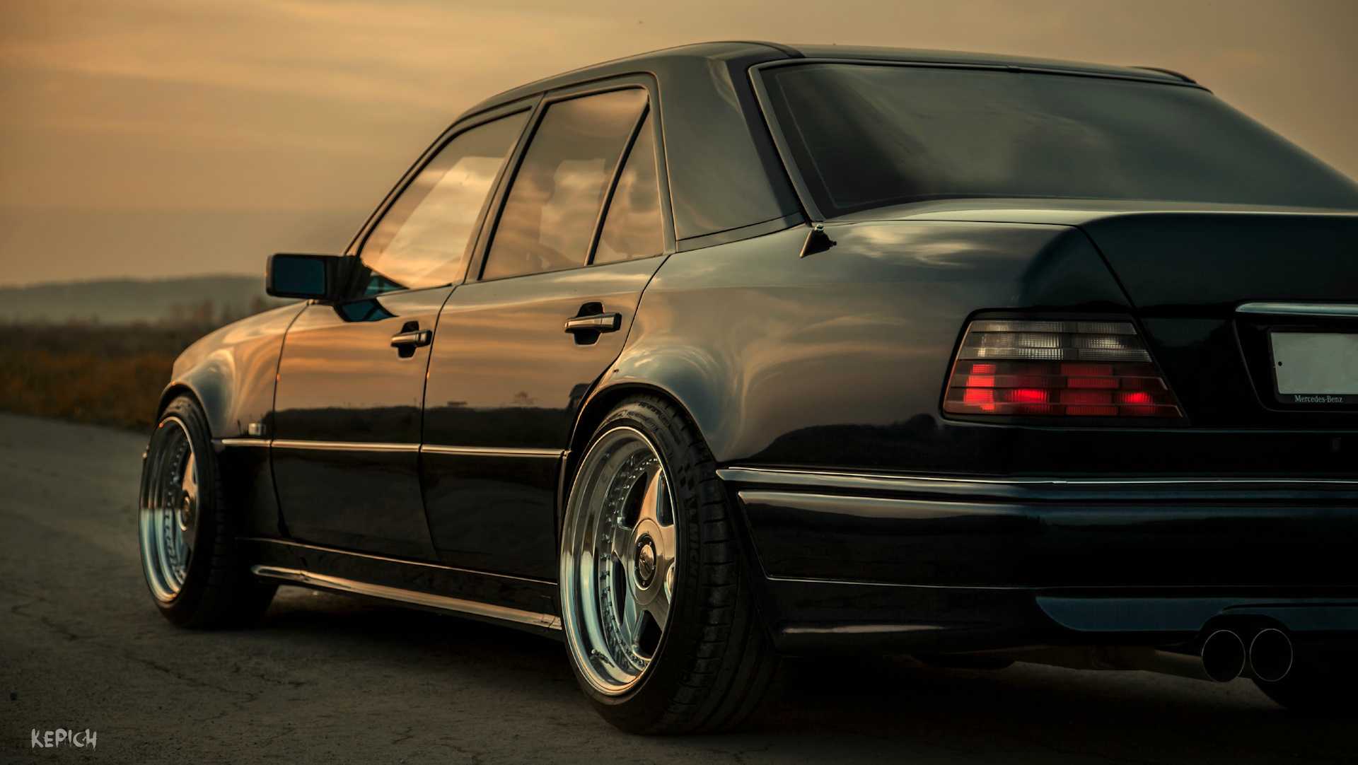 История одного "волчонка" - легендарный mercedes w124 - тюнинг автомобилей - авто журнал "option"