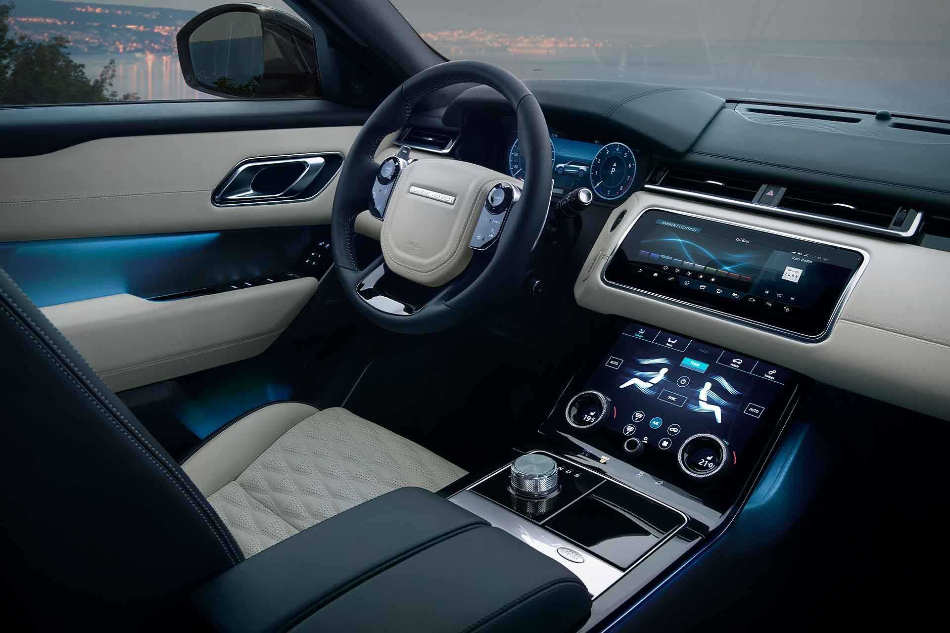 Land Rover Range Rover Velar - фото нового кузова, фото внутри салона автомобиля экстерьер и интерьер новой модели