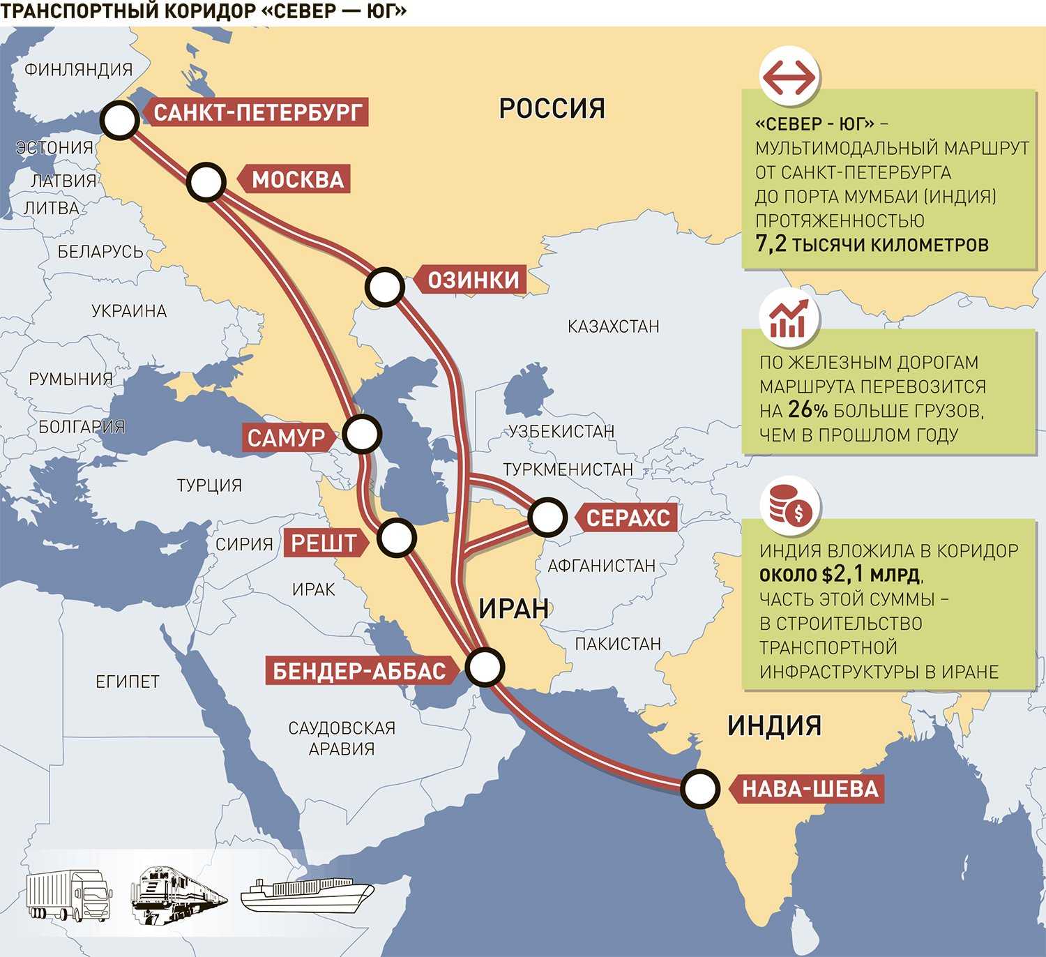 Россия и индия карта