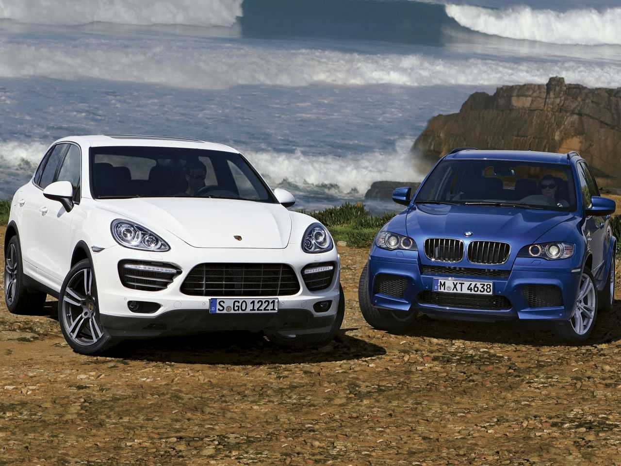 Тест-драйв: bmw x5 m против porsche cayenne turbo s
