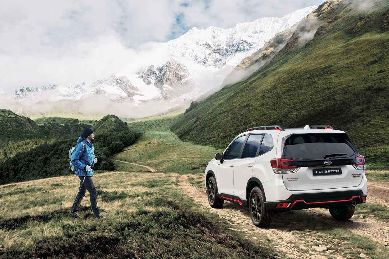 Subaru Forester горы