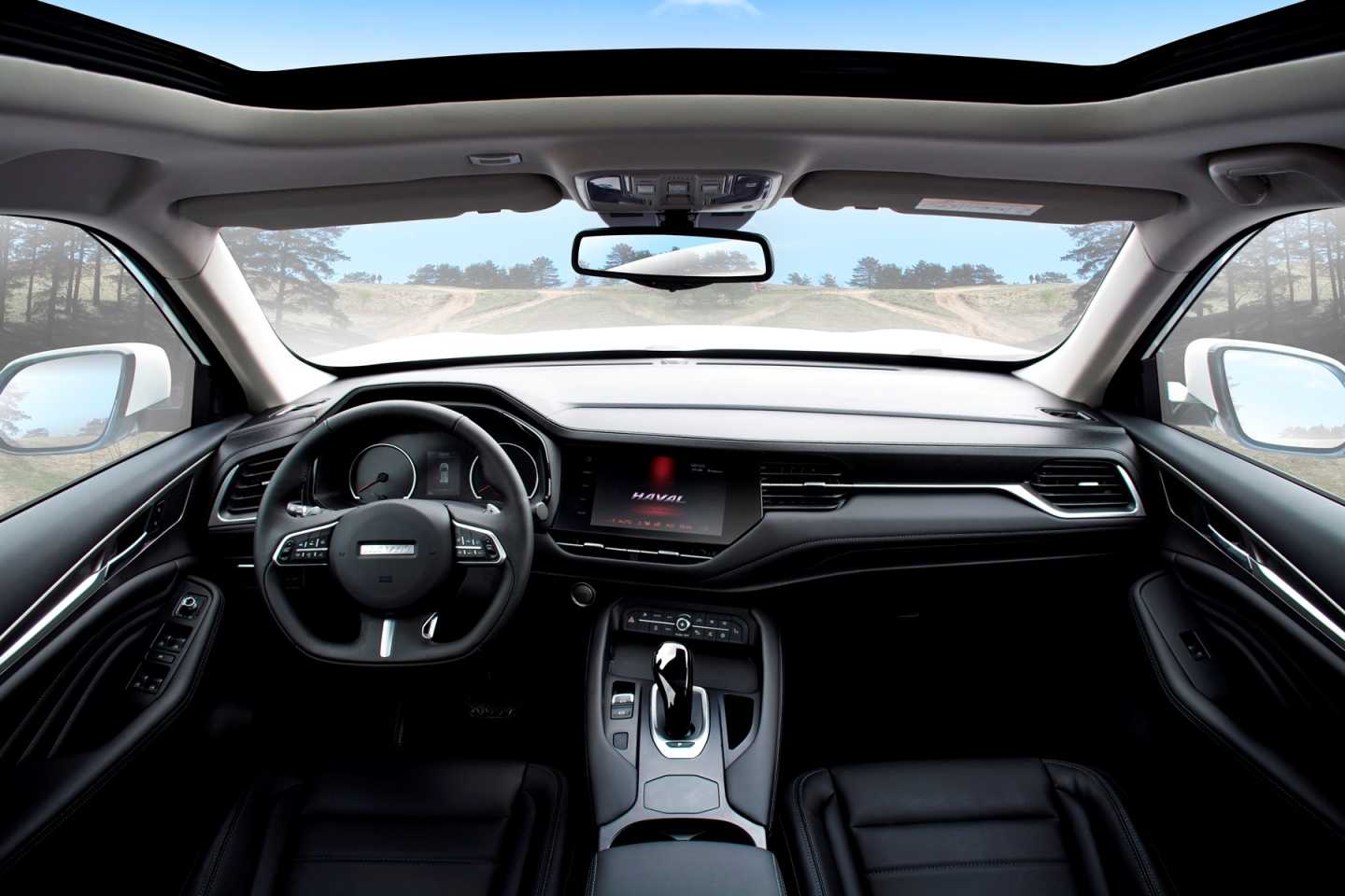Haval F7 - фото нового кузова, фото внутри салона автомобиля экстерьер и интерьер новой модели