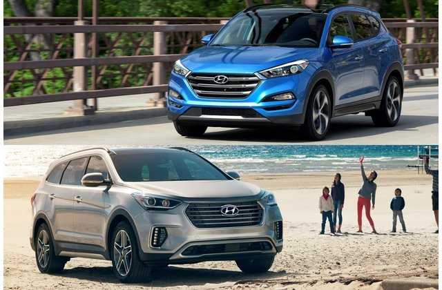 Какой автомобиль лучше: hyundai tucson или santa fe