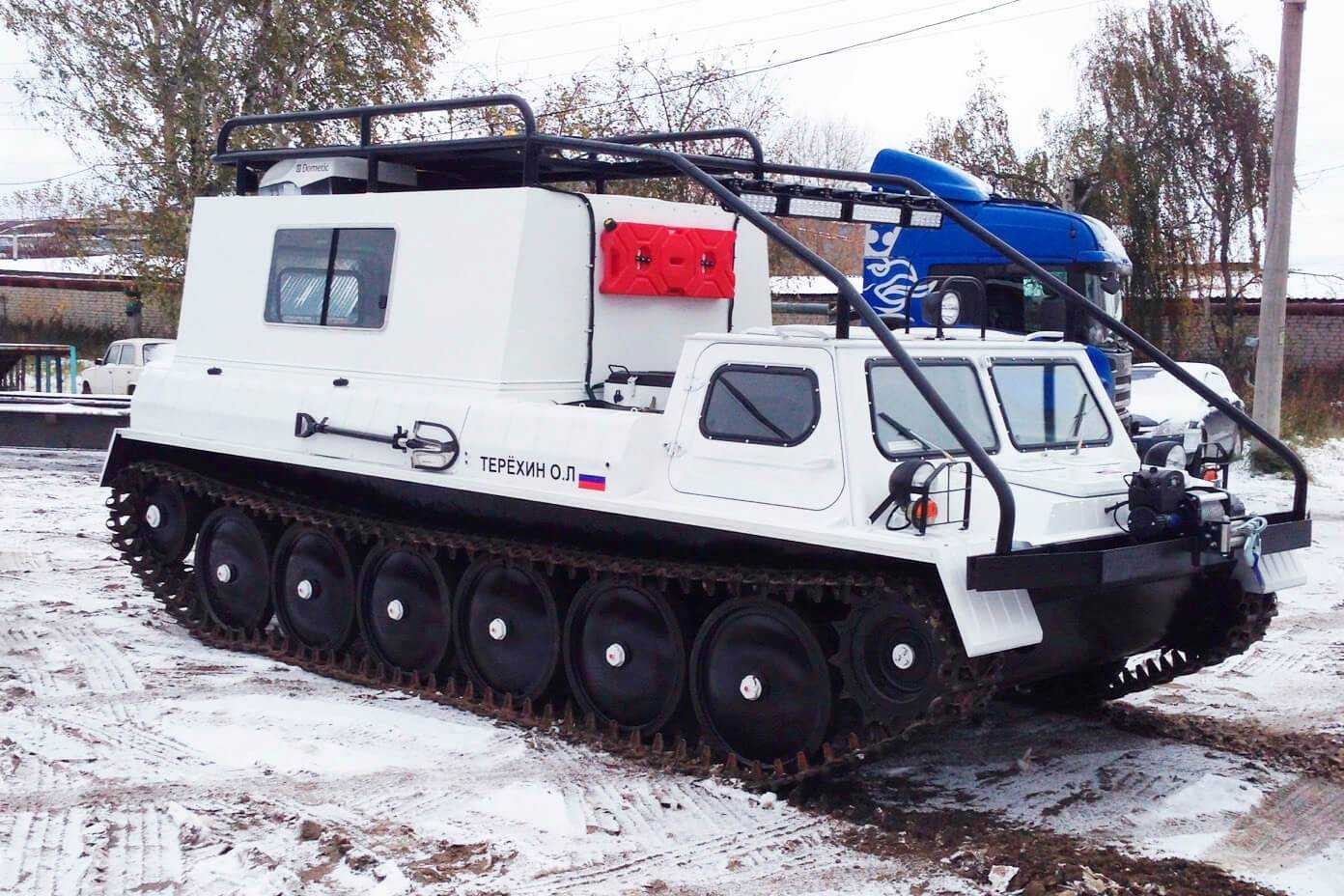 Гусеничный вездеход гтс или газ-47 для суровых климатических условий