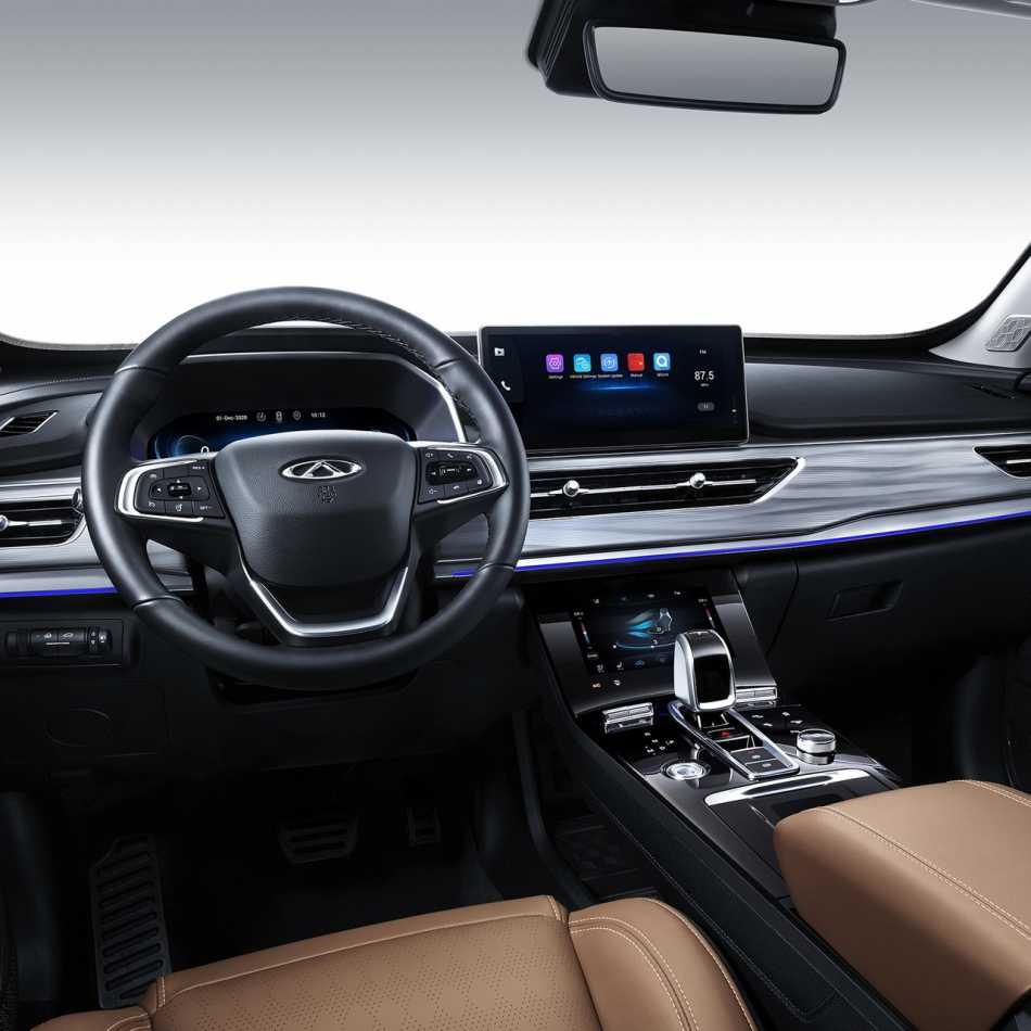 Chery показала интерьер рестайлингового кроссовера tiggo 8: все по-новому