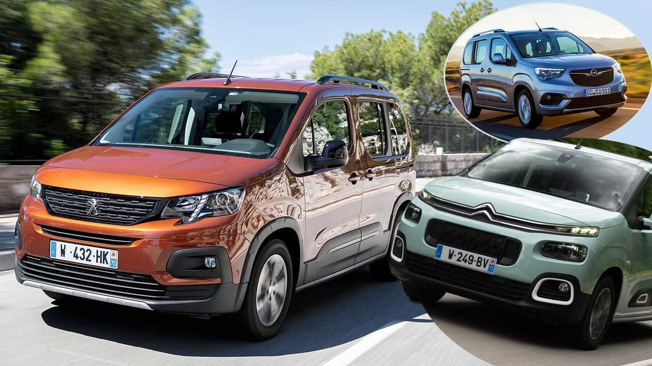 Обновлённые грузовые фургоны peugeot partner, citroen berlingo и opel combo
