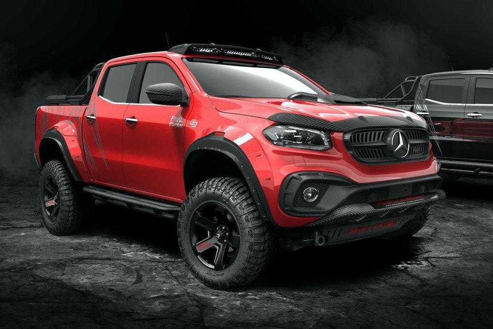 X-class - первый премиальный пикап от мерседес
