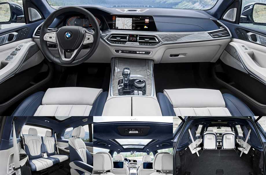 BMW X7 - фото нового кузова, фото внутри салона автомобиля экстерьер и интерьер новой модели