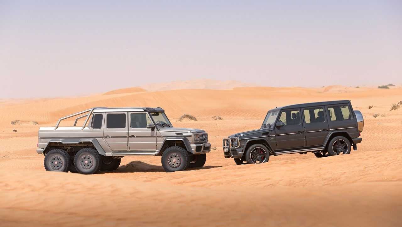 Гелендваген 6×6: характеристики шестиколесного внедорожника