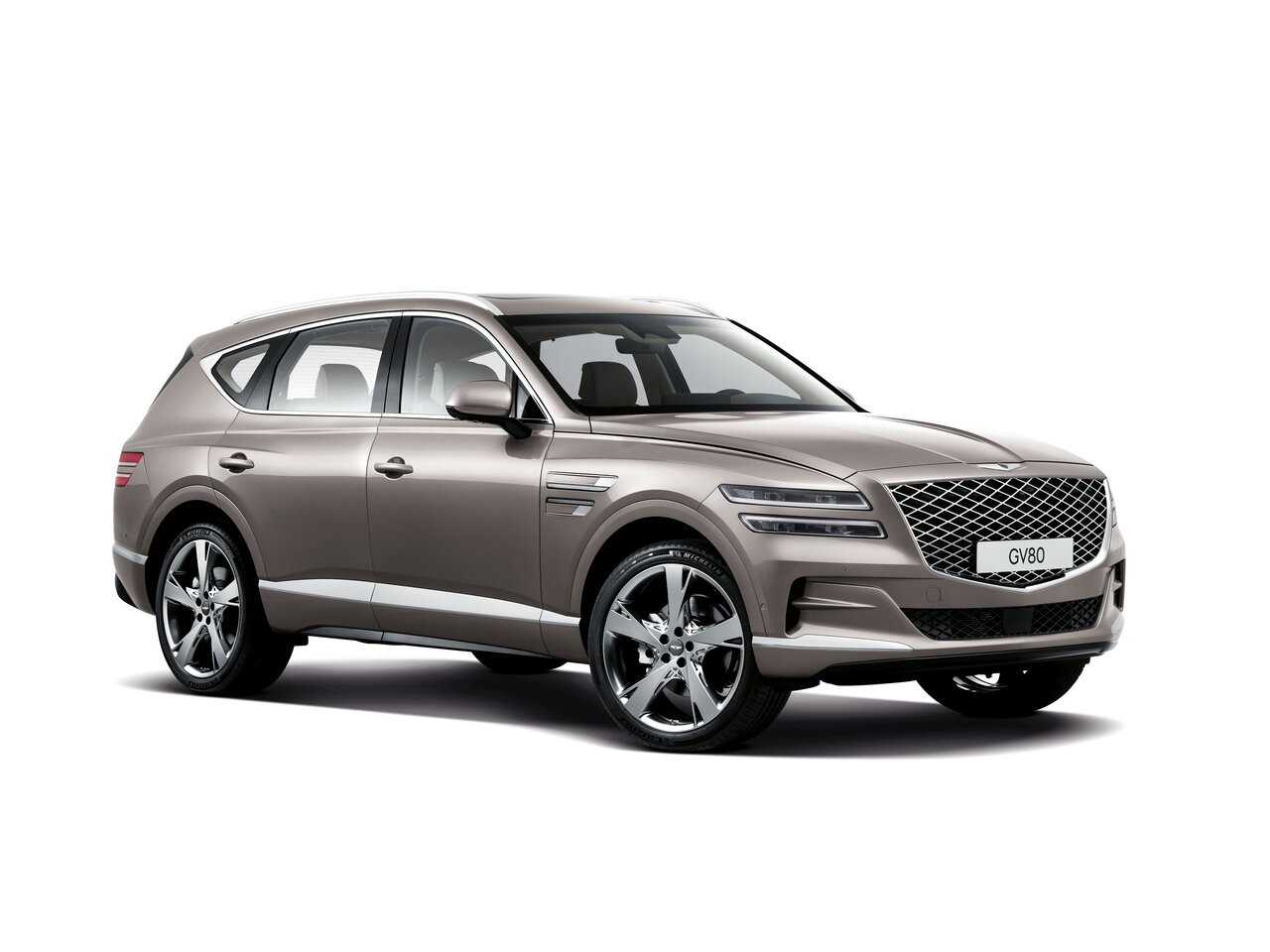 Genesis GV80 - фото нового кузова, фото внутри салона автомобиля экстерьер и интерьер новой модели
